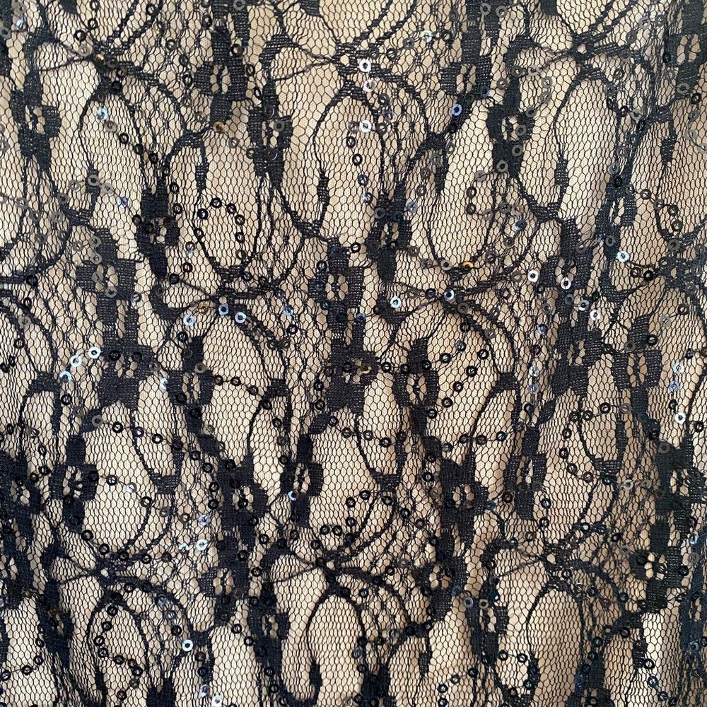 Black lace sequin top - Picture 5 of 5
